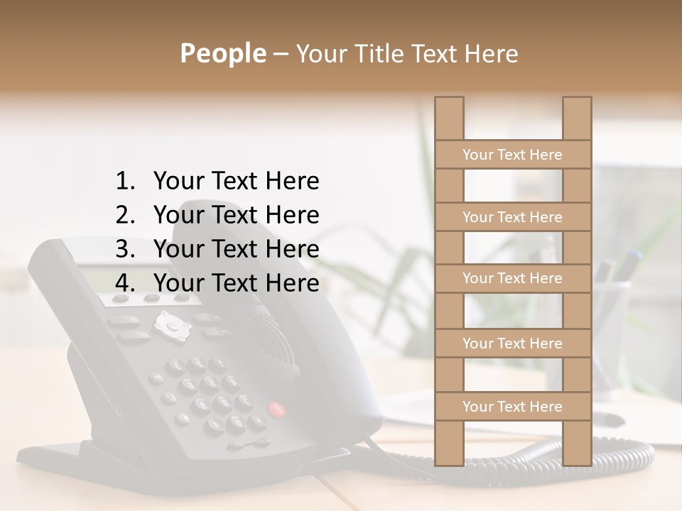 Communicate Internet Receiver PowerPoint Template