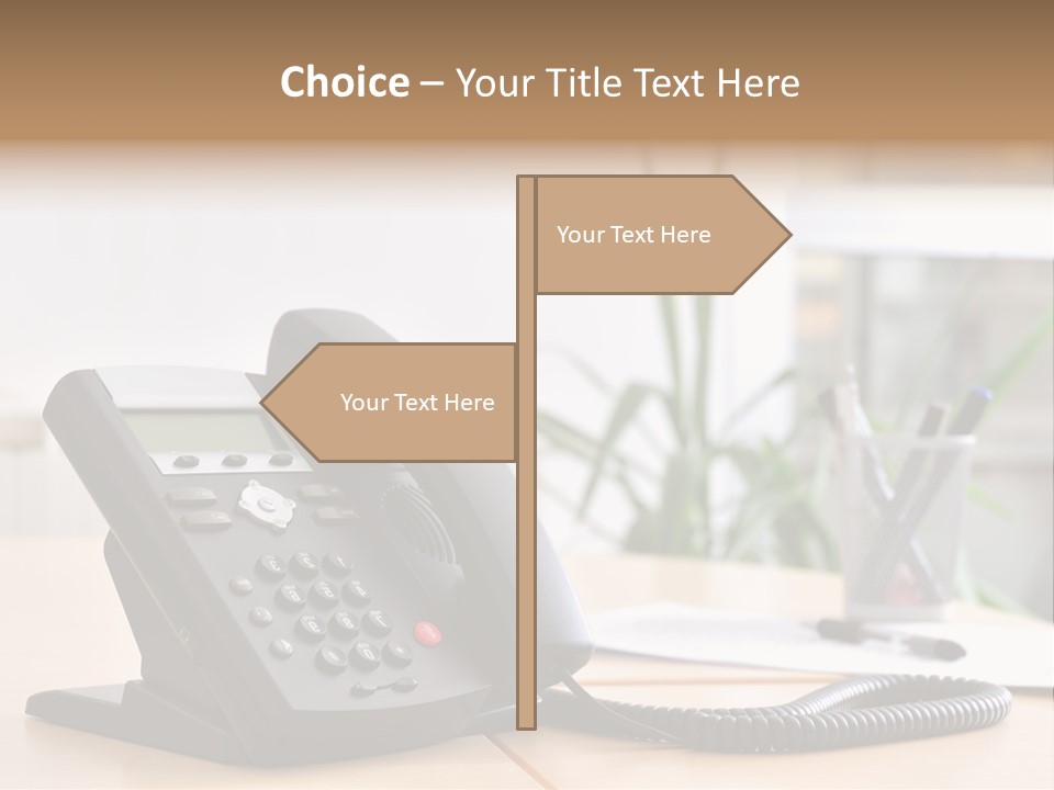 Communicate Internet Receiver PowerPoint Template