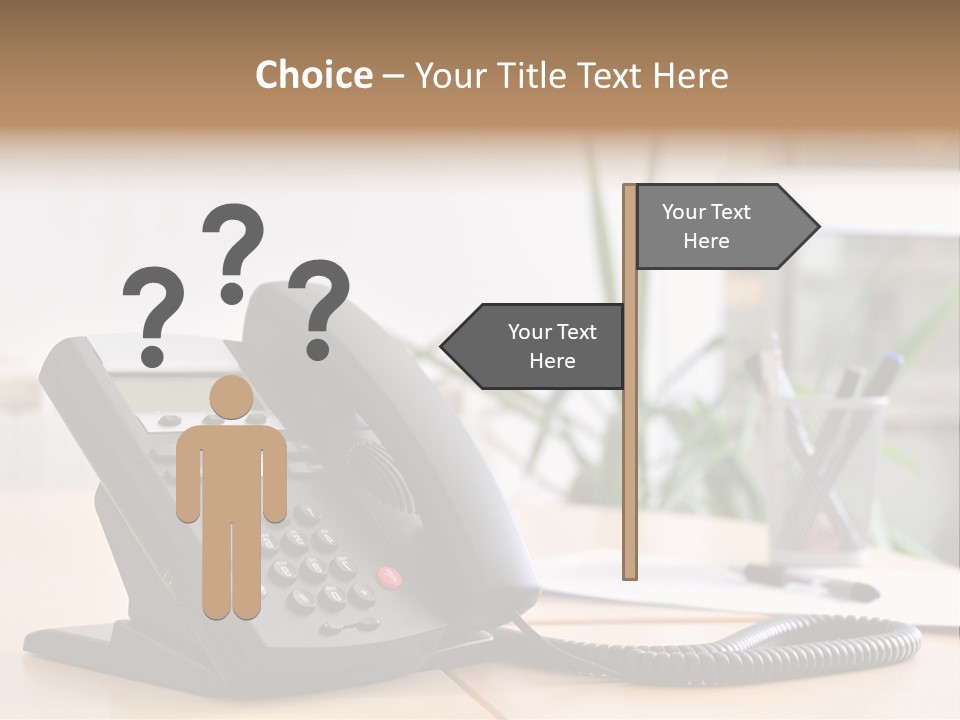 Communicate Internet Receiver PowerPoint Template