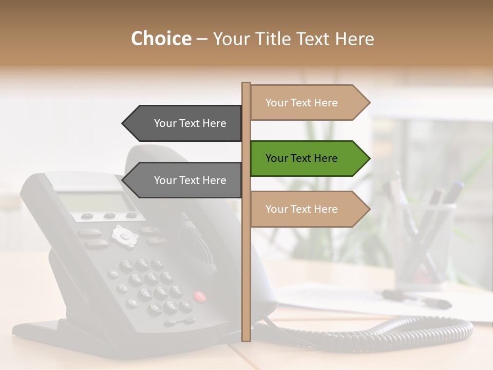 Communicate Internet Receiver PowerPoint Template