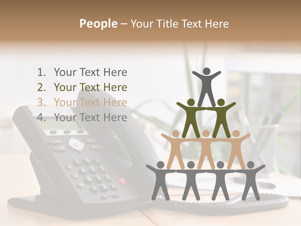 Communicate Internet Receiver PowerPoint Template