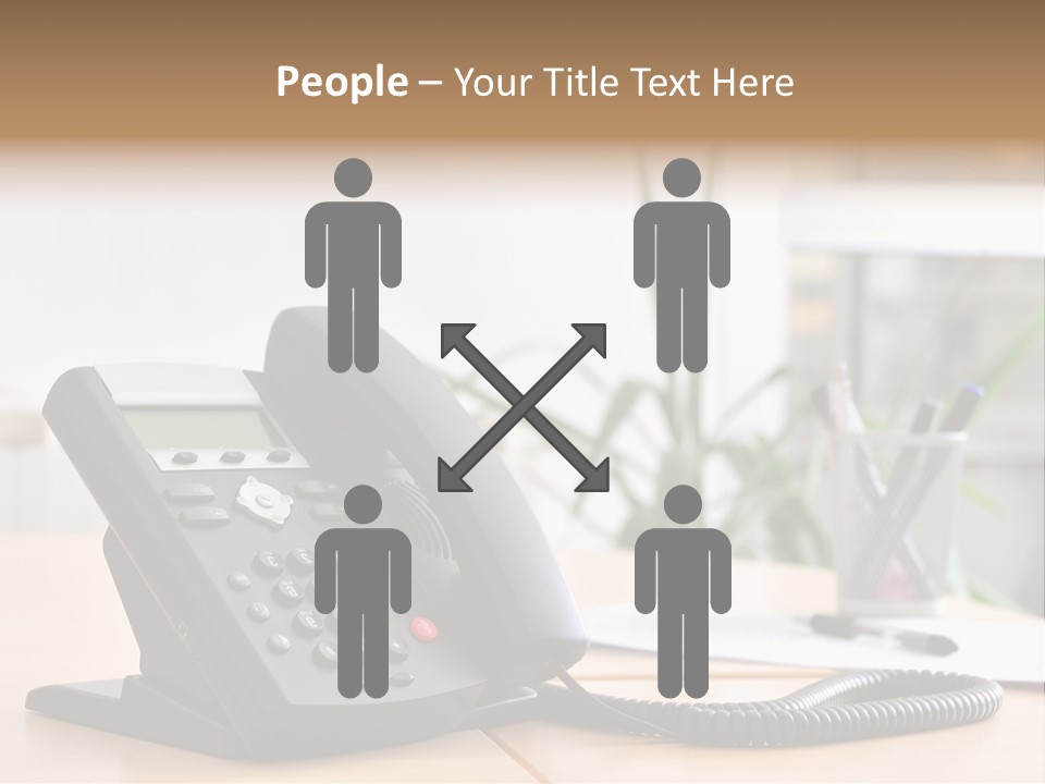 Communicate Internet Receiver PowerPoint Template