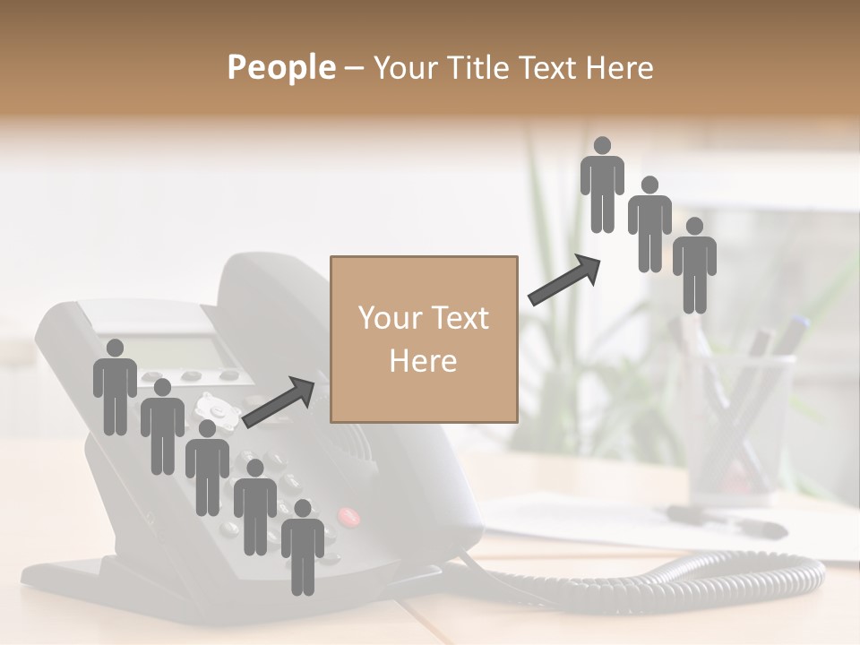 Communicate Internet Receiver PowerPoint Template