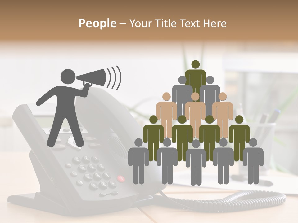 Communicate Internet Receiver PowerPoint Template