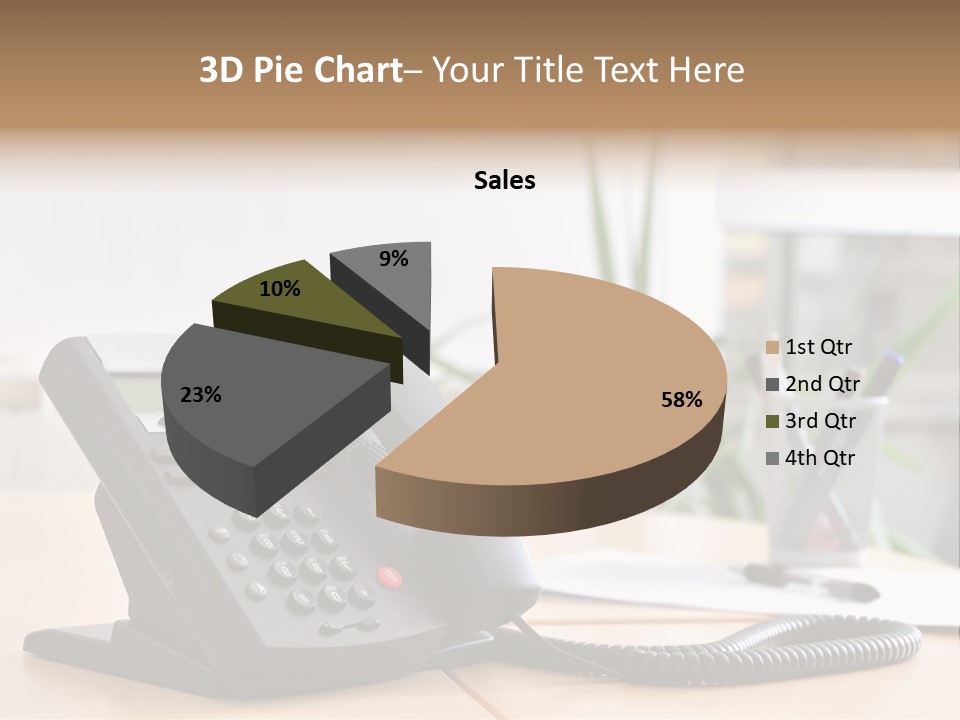 Communicate Internet Receiver PowerPoint Template
