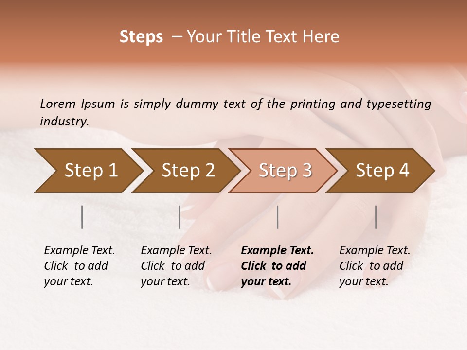 Thumb Glamour Perfection PowerPoint Template