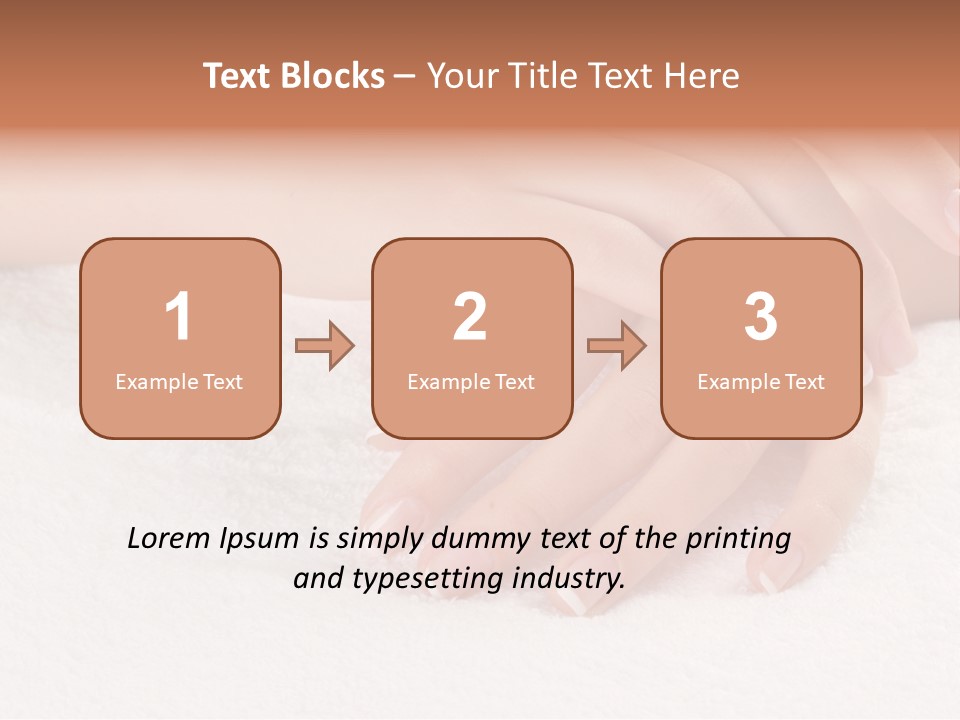 Thumb Glamour Perfection PowerPoint Template