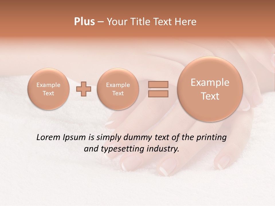 Thumb Glamour Perfection PowerPoint Template