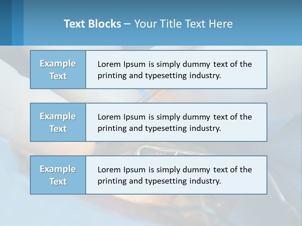 Health Retina Suture PowerPoint Template