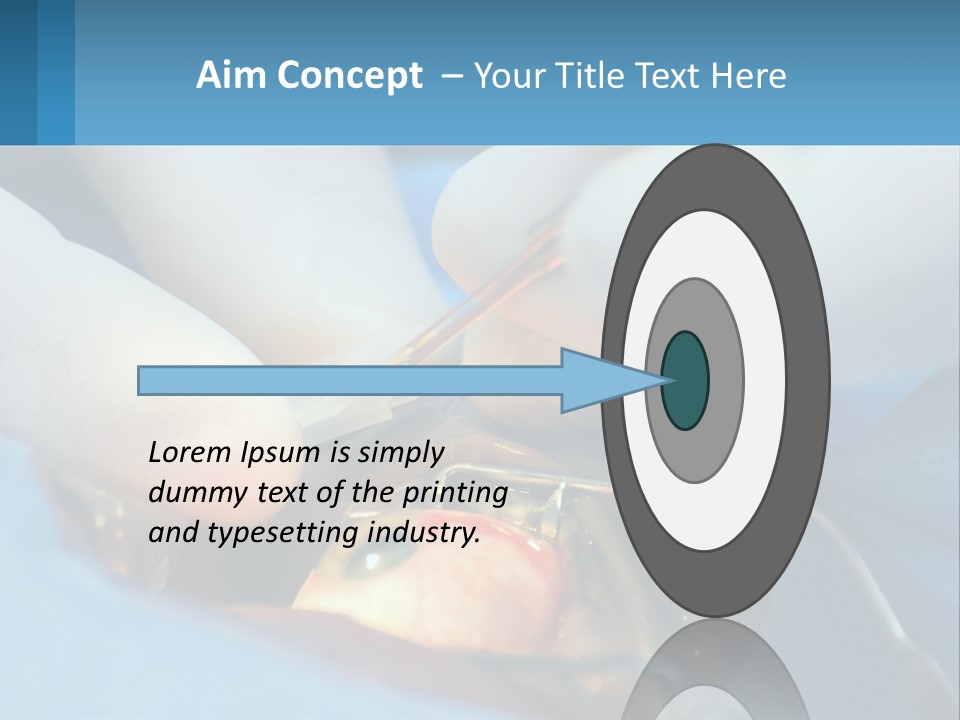 Health Retina Suture PowerPoint Template