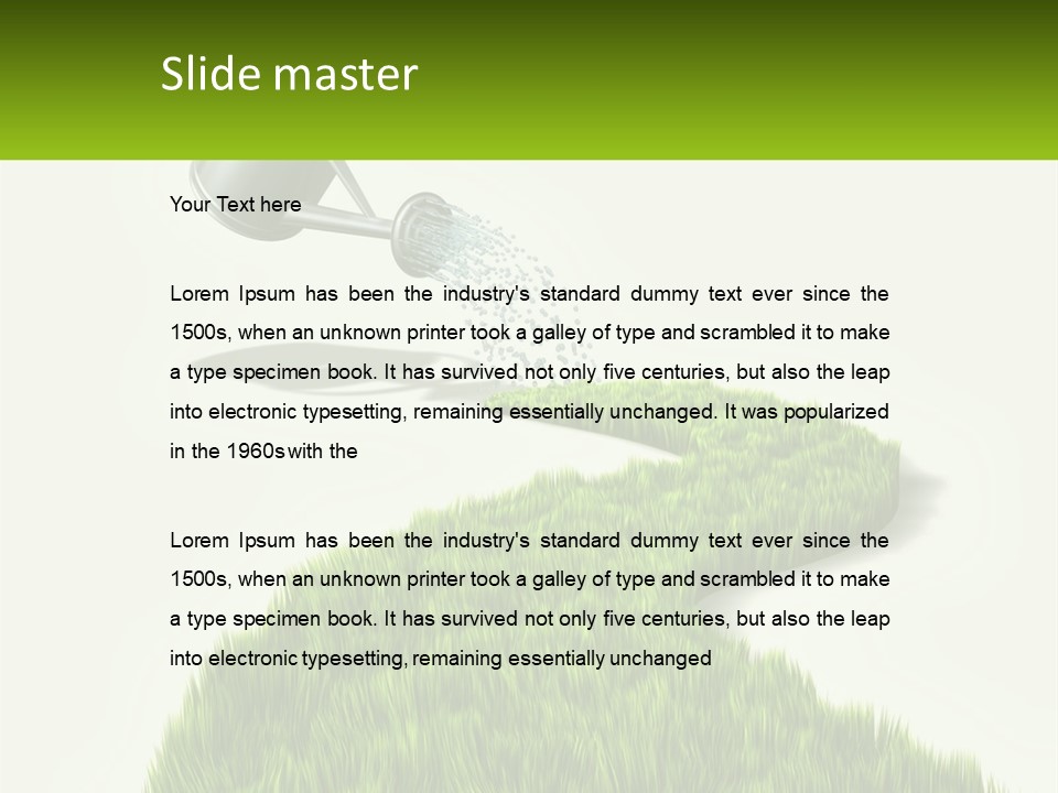 Environment Development Soil PowerPoint Template