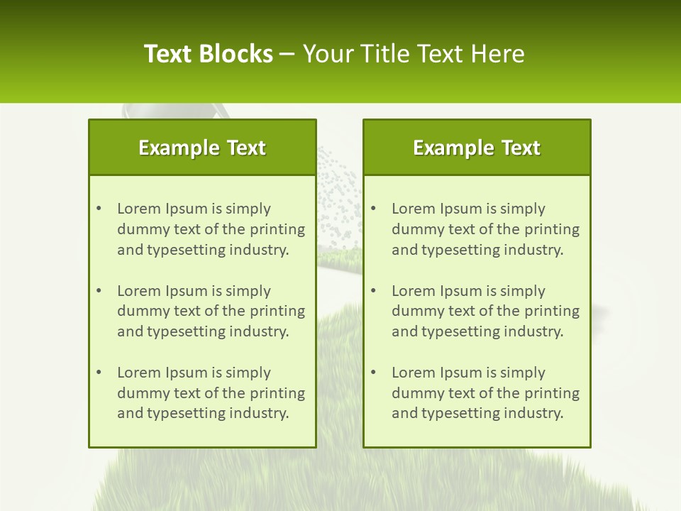 Environment Development Soil PowerPoint Template