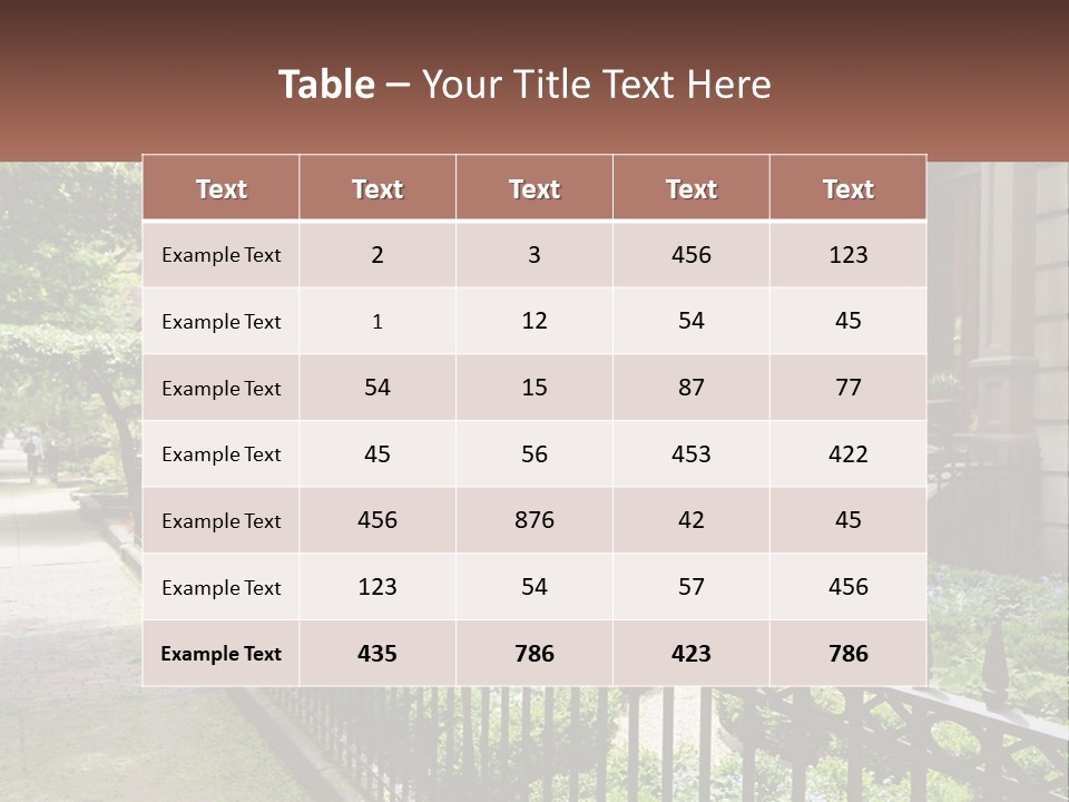 Brownstone Urban Luxury PowerPoint Template