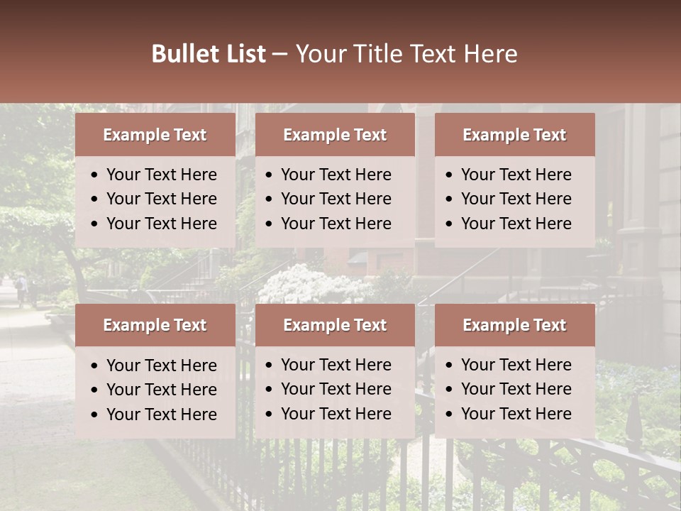 Brownstone Urban Luxury PowerPoint Template