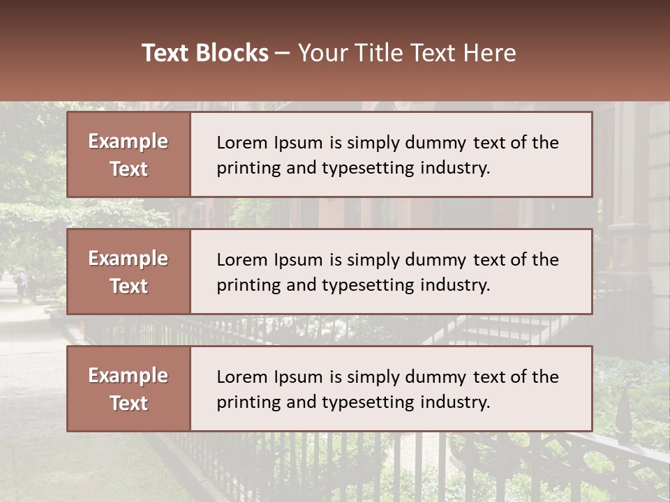 Brownstone Urban Luxury PowerPoint Template