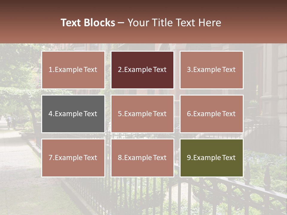 Brownstone Urban Luxury PowerPoint Template