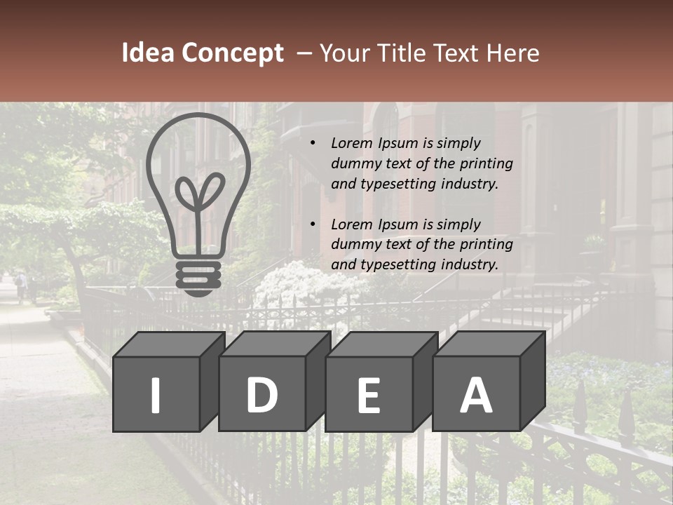 Brownstone Urban Luxury PowerPoint Template