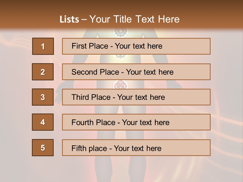 Light Energy Yellow PowerPoint Template