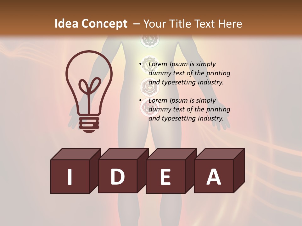 Light Energy Yellow PowerPoint Template