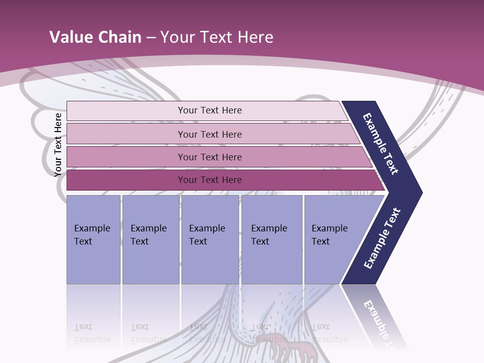 Dove Feather Symbol PowerPoint Template