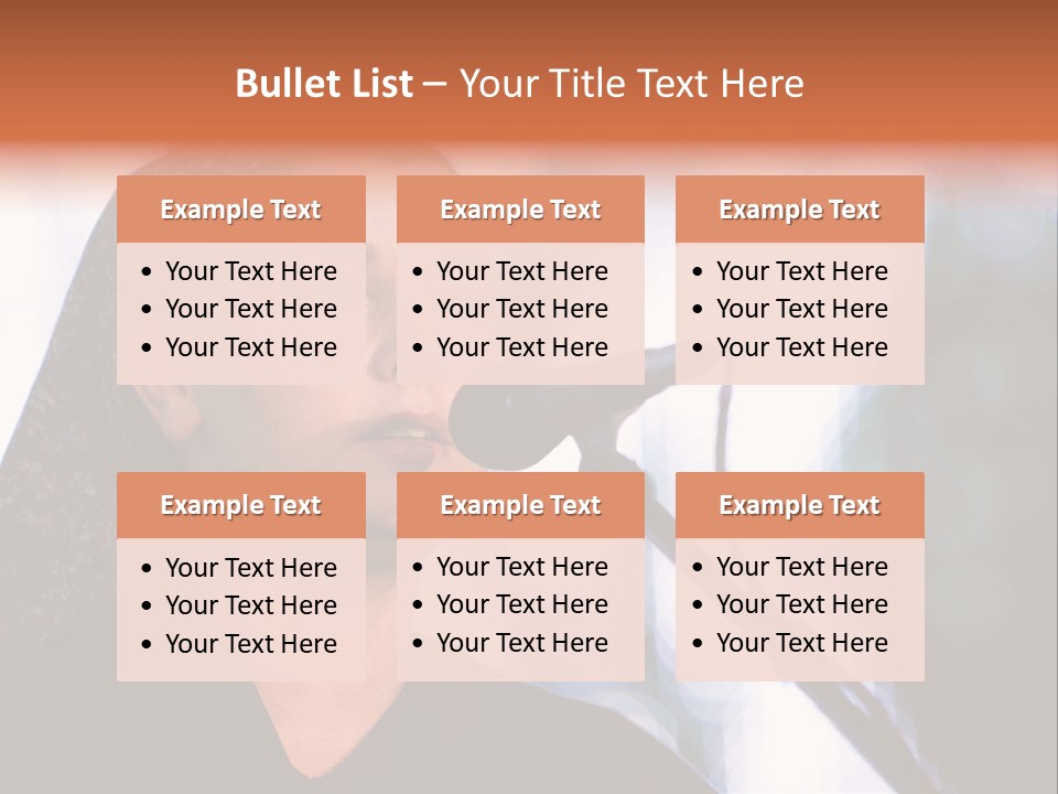 Sinead One Vocalist PowerPoint Template