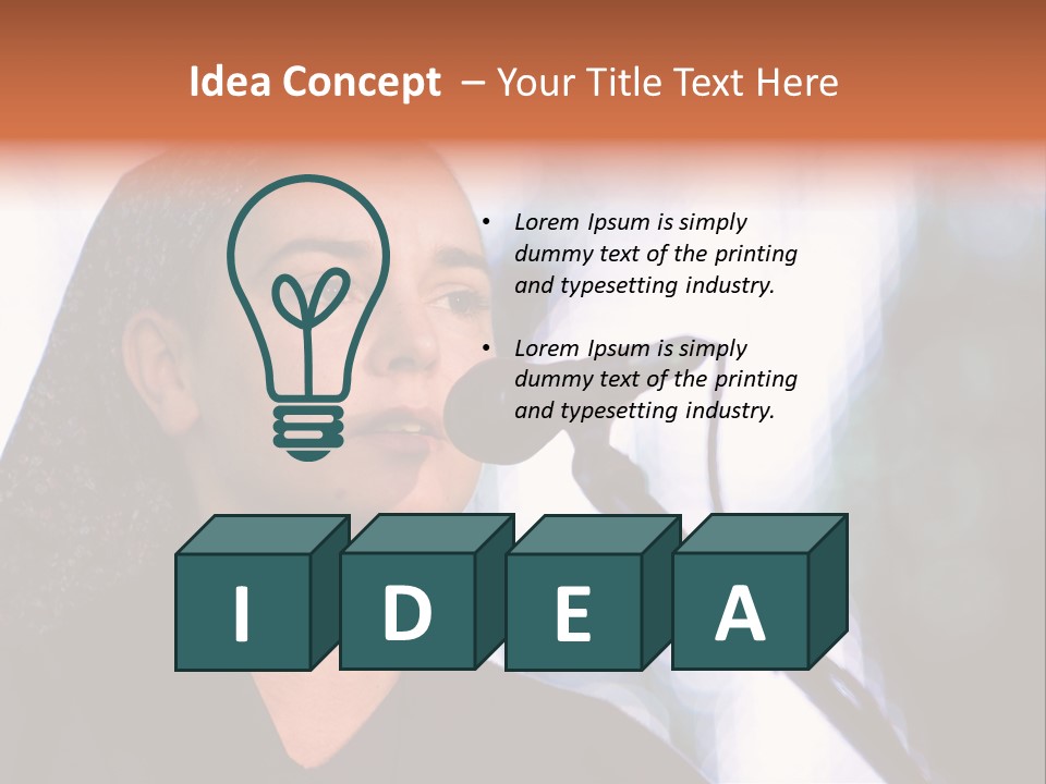 Sinead One Vocalist PowerPoint Template