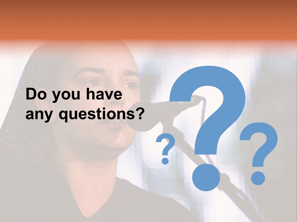 Sinead One Vocalist PowerPoint Template