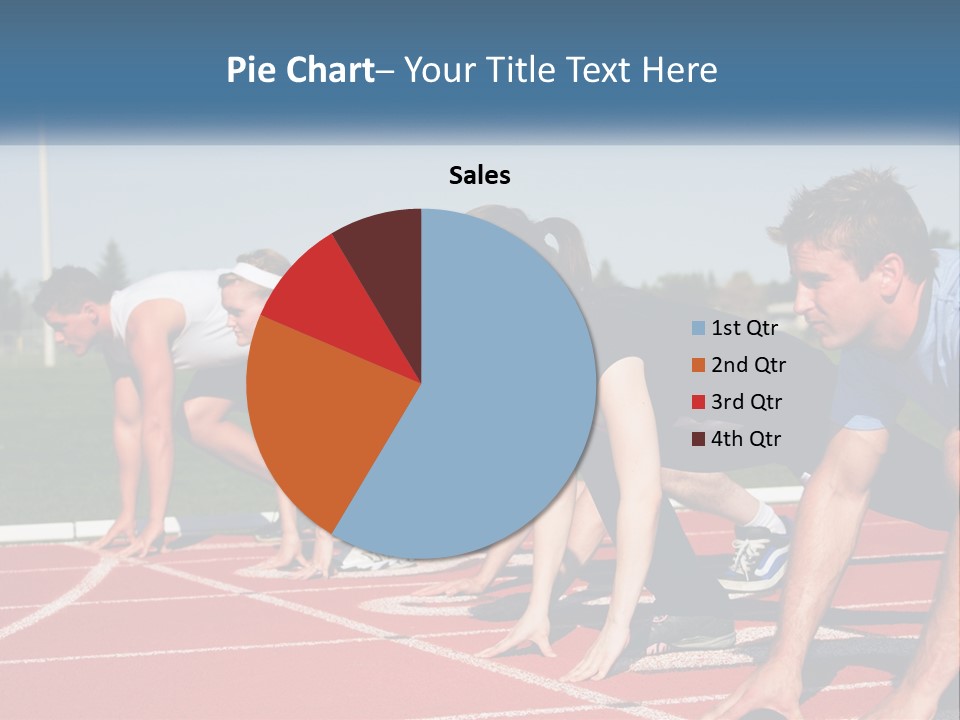 Competition Sprint Green PowerPoint Template
