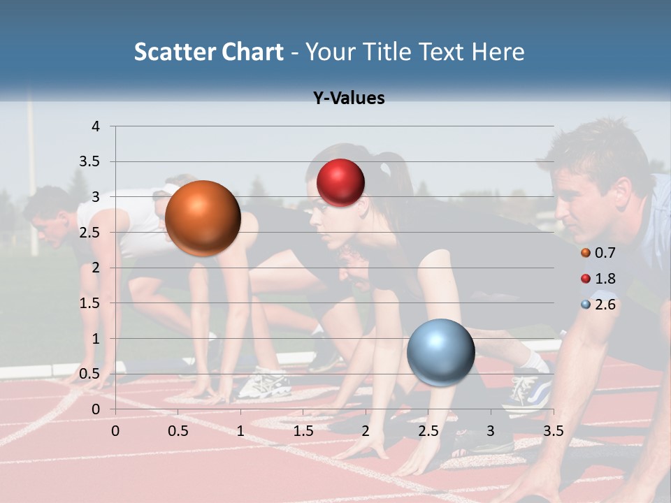 Competition Sprint Green PowerPoint Template