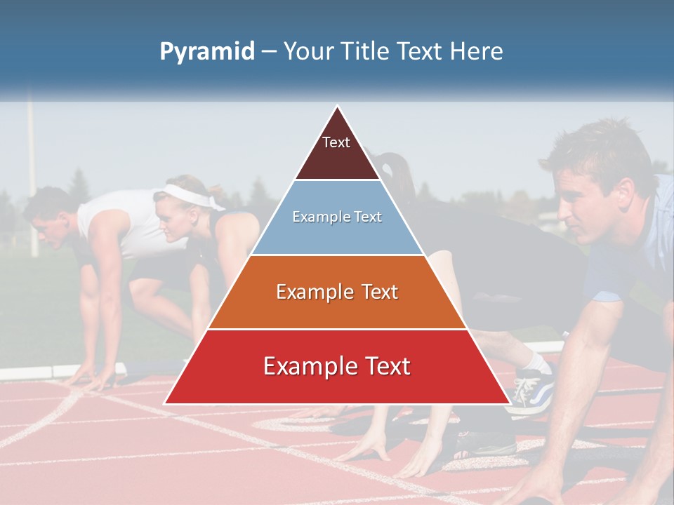 Competition Sprint Green PowerPoint Template