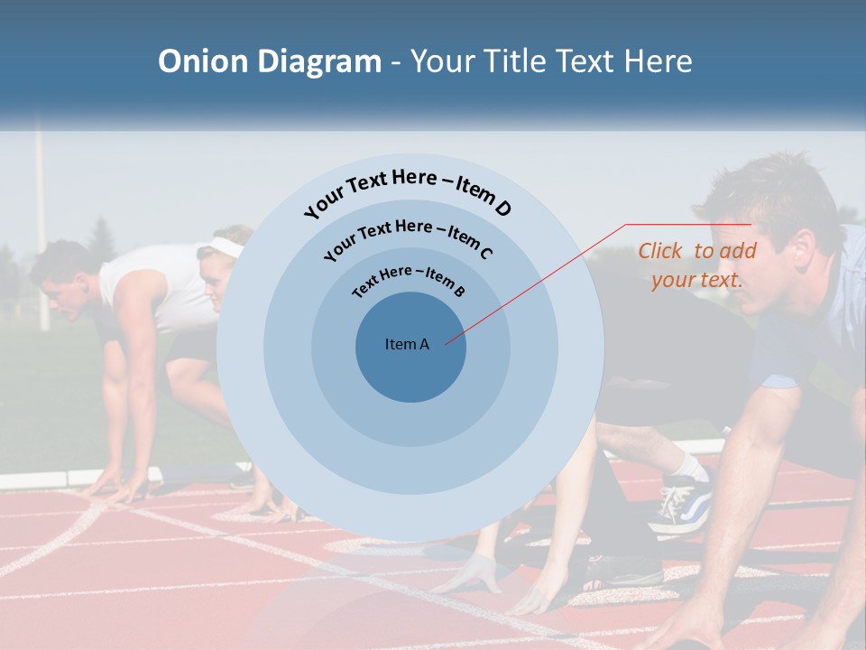 Competition Sprint Green PowerPoint Template