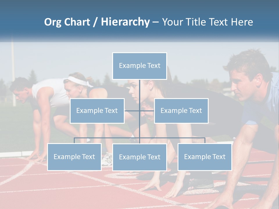 Competition Sprint Green PowerPoint Template
