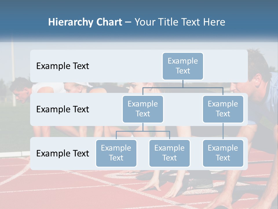 Competition Sprint Green PowerPoint Template
