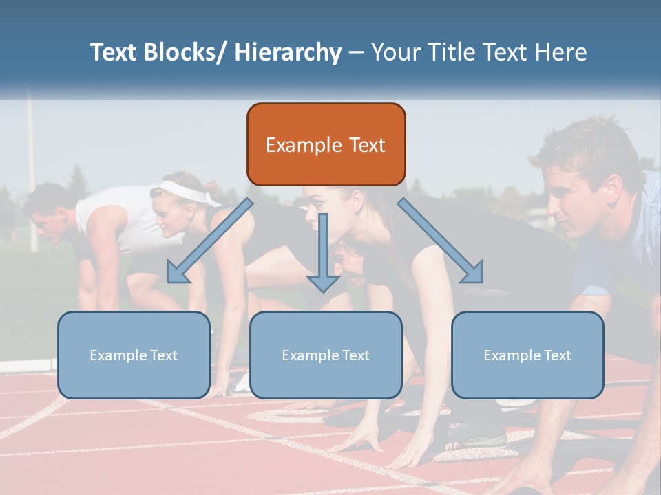 Competition Sprint Green PowerPoint Template