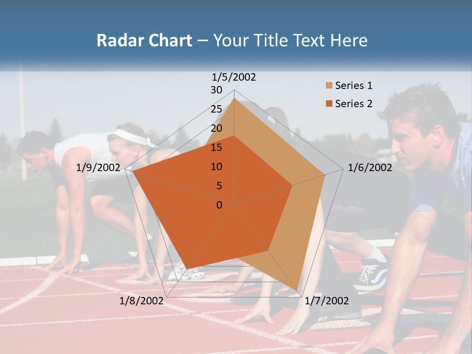 Competition Sprint Green PowerPoint Template