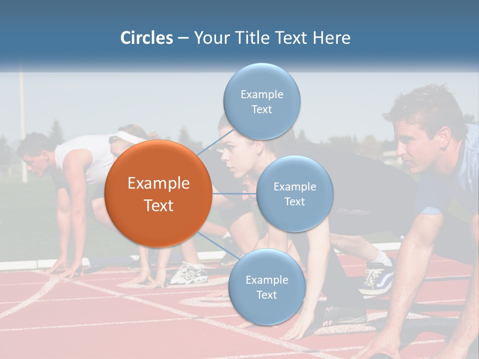 Competition Sprint Green PowerPoint Template
