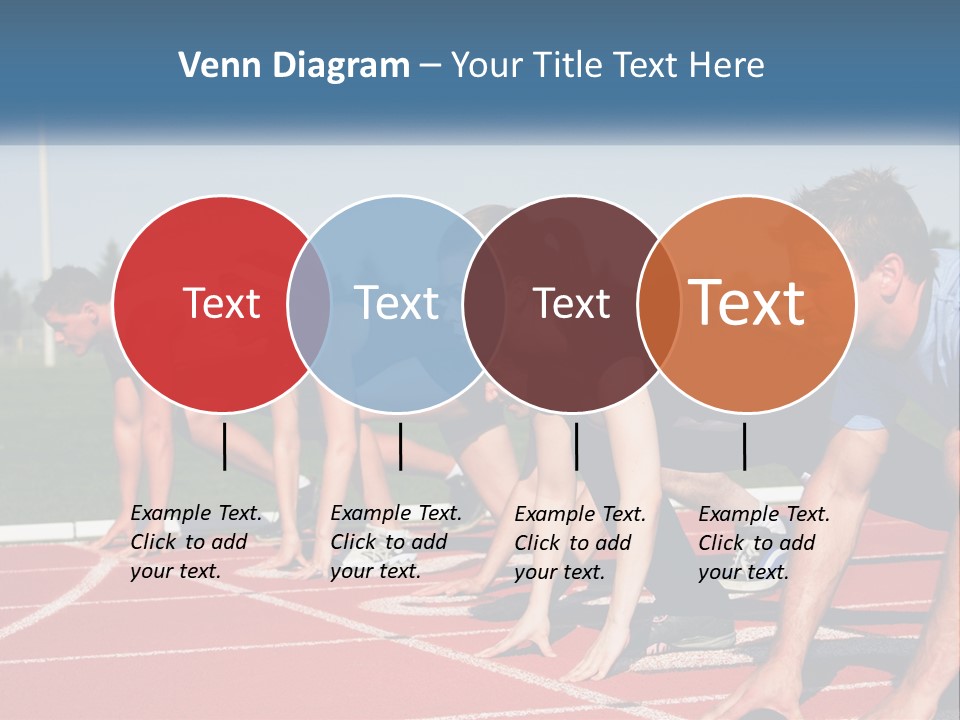Competition Sprint Green PowerPoint Template