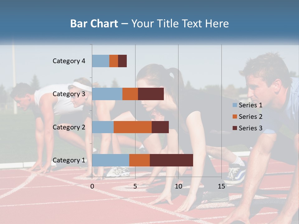 Competition Sprint Green PowerPoint Template