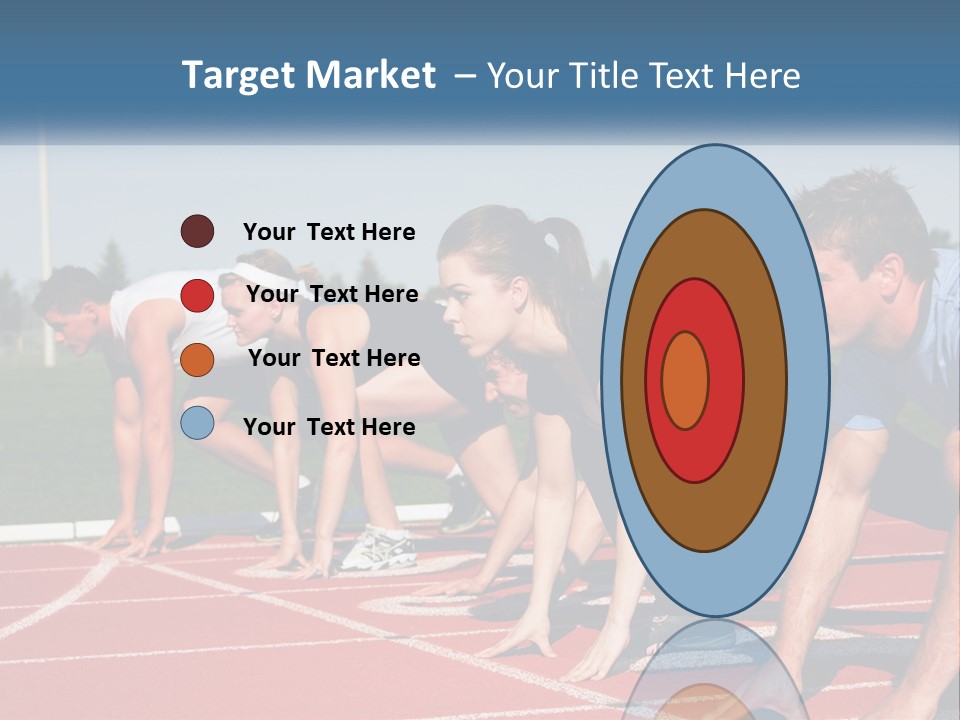 Competition Sprint Green PowerPoint Template