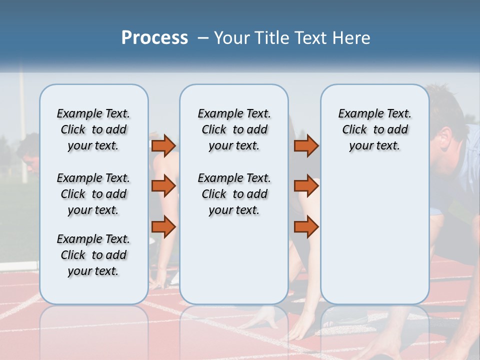Competition Sprint Green PowerPoint Template