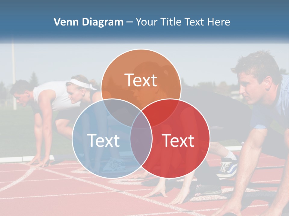 Competition Sprint Green PowerPoint Template