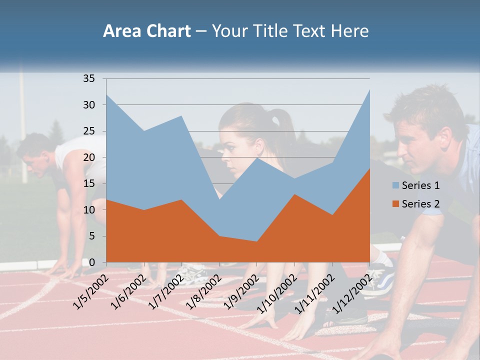 Competition Sprint Green PowerPoint Template