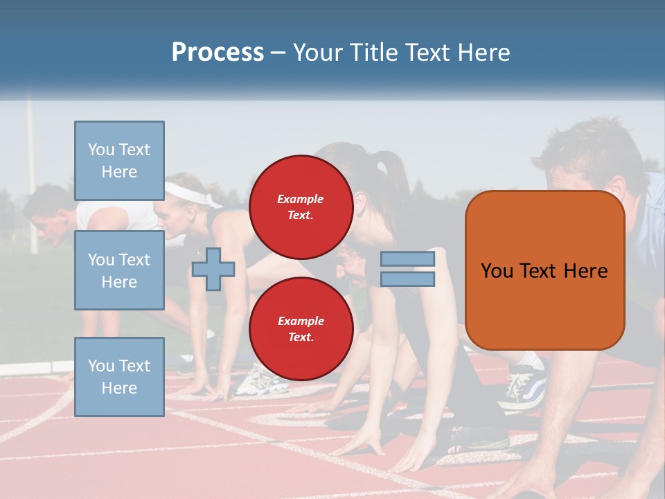 Competition Sprint Green PowerPoint Template