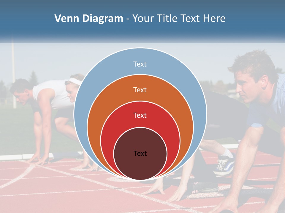Competition Sprint Green PowerPoint Template