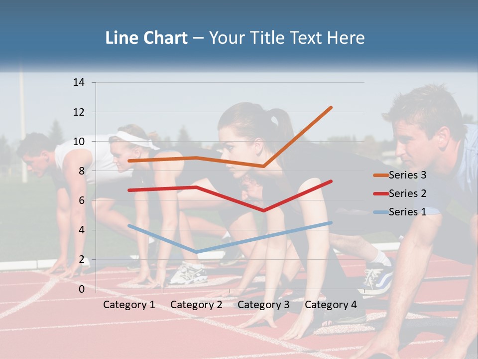 Competition Sprint Green PowerPoint Template