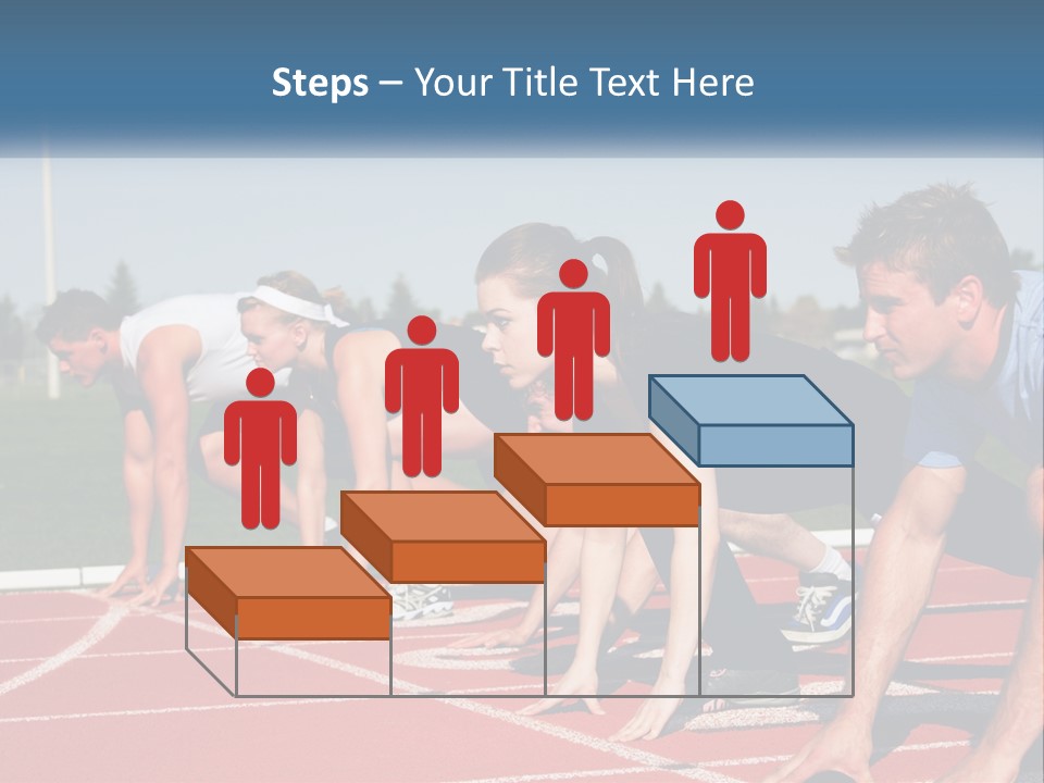 Competition Sprint Green PowerPoint Template