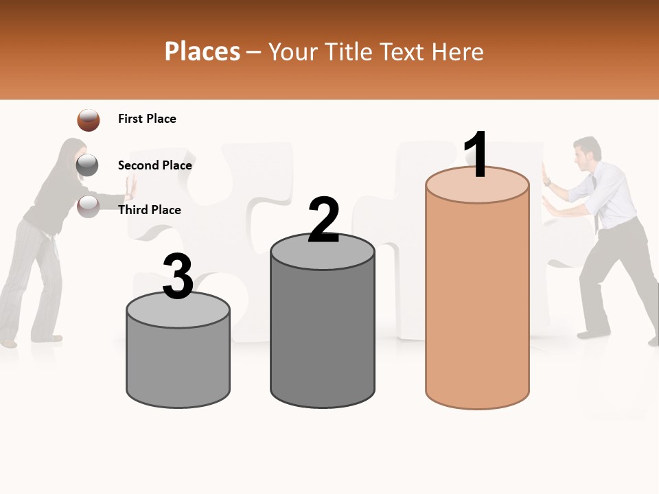 Challenge Puzzle Solved PowerPoint Template