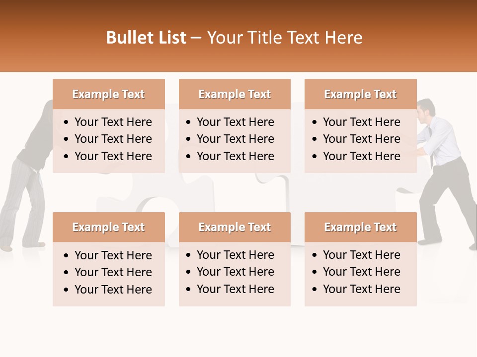 Challenge Puzzle Solved PowerPoint Template