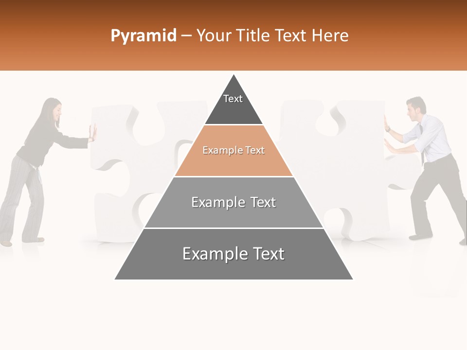 Challenge Puzzle Solved PowerPoint Template