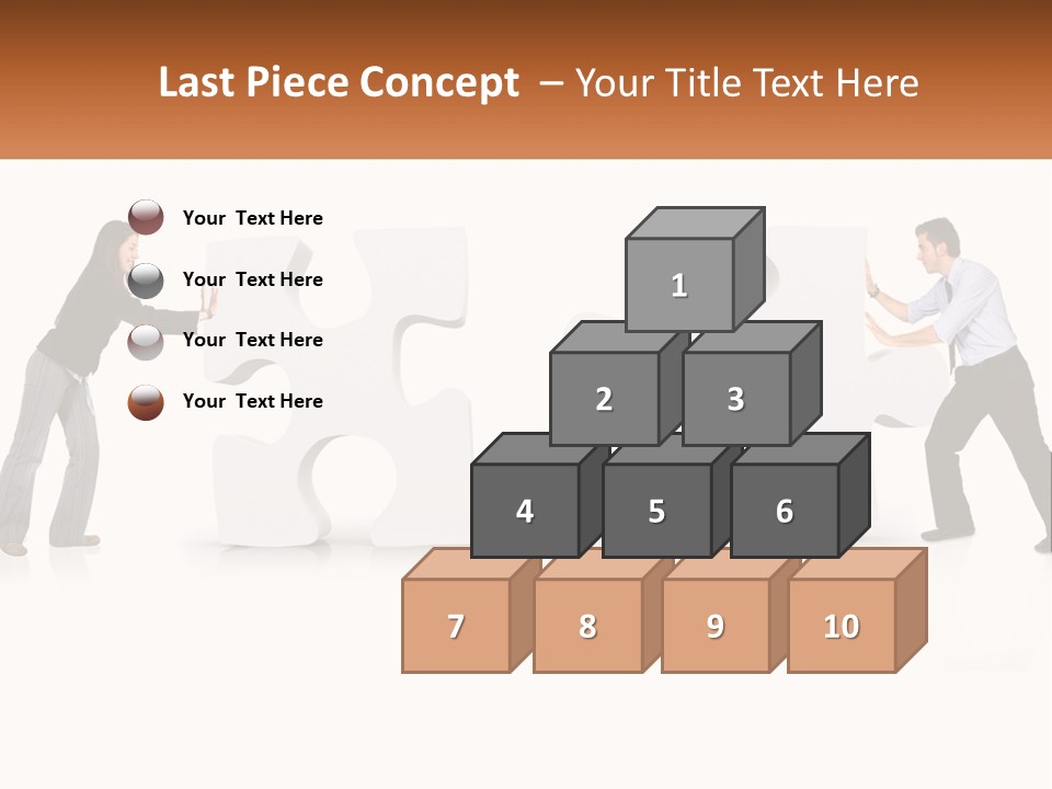 Challenge Puzzle Solved PowerPoint Template